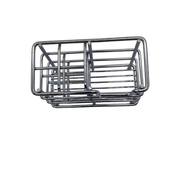 Metal Toothpaste & Toothbrush Holder For Bathroom Sliver Tone - Picture 9 of 9